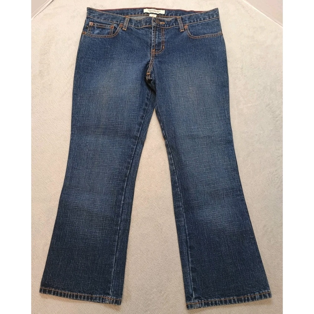 Vintage Abercrombie & Fitch Women's Blue Jeans Y2K Size 4 Preppy Casual